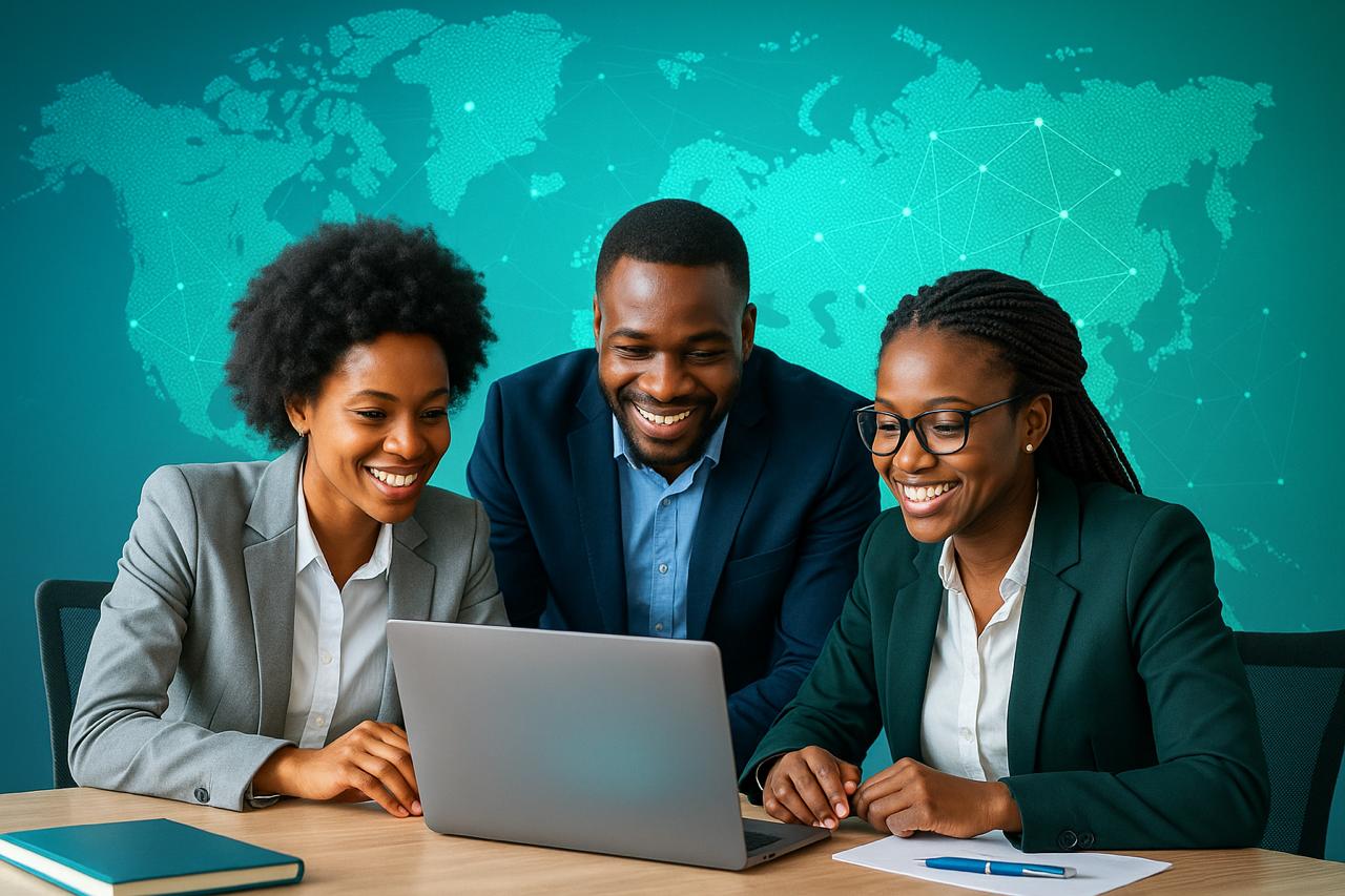 Duas pessoas conversando